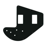 Custom Pickguard For Gibson 1975-1983 Ripper Bass Black Acrylic. Fixed Price $43.00.