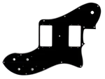 Genuine Fender '72 Telecaster Deluxe Pickguard Black 3-ply Humbucker Hh Tele. Fixed Price $69.99.