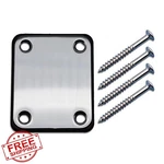 Gonymask Guitar Neck Plate Silver 4 Hole W/ Screws Fender Strat Tele Bass. Fixed Price $43.99.