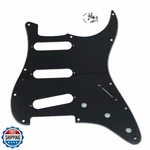 Dopro Black 3 Ply 11 Hole Strat Style Guitar Pickguard Bridge Reversed For Fd. Fixed Price $27.99.