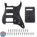 1pcs Yootones 11 Hole Round Corner Strat Hss Pickguard Guitar Backplate Set W. Fixed Price $27.99.