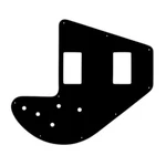 Custom Pickguard For Gibson 1975-1983 Ripper Bass Black White. Fixed Price $40.00.