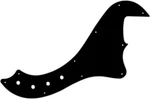 Wd Custom Pickguard For Squier By Fender Deluxe Dimension Bass Iv #09 Black/w.... Fixed Price $44.99.