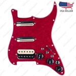 Guitar Hss Loaded Prewired Pickguard With Multi Switches For Strat St Red Pearl. Fixed Price $41.98.