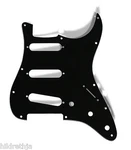 Pickguard Sss American And Mim 11 Hole 3 Ply Gloss Black Bitterroot 081604bk. Fixed Price $14.39.