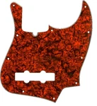 099-2197-004 Genuine Fender Orange Moto Jazz Bass Pickguard. Fixed Price $44.00.
