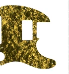 Wd Custom Pickguard For Squier By Fender John 5 Signature Telecaster #28gd Go.... Fixed Price $40.99.