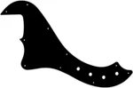 Wd Custom Pickguard For Left Hand Squier By Fender Deluxe Dimension Bass Iv #.... Fixed Price $39.99.