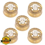 Yootones 5pcs Skull Guitar Speed Knobs Tone Volume For Lp Sg Gold Body. Fixed Price $20.00.