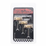 3-pack Compensated Brass For Wilkinson Guitar Bridge Saddle Set Tele/tele.... Fixed Price $19.51.