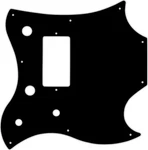 Wd Custom Pickguard For Gibson 2011 Sg Style Melody Maker #03p Black/parchmen.... Fixed Price $48.99.