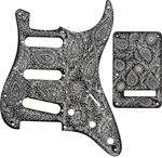 Axlabs Aluminum S-style Pickguard - Black Etched Paisley. Fixed Price $94.00.