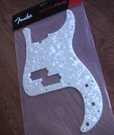 Fender Precision Bass Aged White Pearl Pickguard 13 Hole 4-ply P/n 099-2176-000. Fixed Price $35.99.
