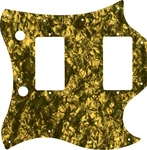 Wd Custom Pickguard For Gibson 1963-1970 Full Face Sg #28gd Gold Pearl/black/.... Fixed Price $57.99.