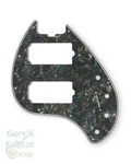 New Wd Pickguard Musicman Dual Pickup Stingray 5 String Black Abalone Pearl. Fixed Price $65.99.