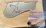 Gretsch Pickguard, G6136 White Falcon Cut For Filter'tron Pickups W/gold Bracket. Fixed Price $75.00.
