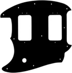 Wd Custom Pickguard For Left Hand Fender American Special Mustang #01 Black. Fixed Price $35.99.