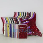 Us Set St Guitar Pickguard Sss 11-hole & Back Plate Tremolo Cover - 30 Colors. Fixed Price $15.88.