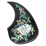 Abalone Shield Design Self-adhesive Acoustic Guitar Pickguard For Martin Black. Fixed Price $12.76.