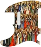 Telecaster Pickguard Left Handed Graphic To Fit Fender 8 Hole All Saints. Fixed Price $34.99.