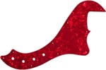 Wd Custom Pickguard For Squier By Fender Deluxe Dimension Bass Iv #28r Red Pe.... Fixed Price $80.99.