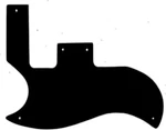 Wd Custom Pickguard For Left Hand Gibson 1961-1970 Sg Special #03 Black/white.... Fixed Price $33.99.