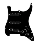 920d Custom Polyphonic Loaded Pickguard For Strat With Black Pickups And Knob.... Fixed Price $344.99.