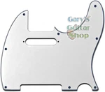Telecaster Pickguard 3 Ply White W/ Neck Pickup Screw Holes Made In Usa By Wd. Fixed Price $25.99.
