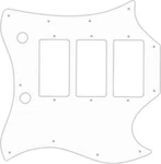 Wd Custom Pickguard For Gibson 1964-1970 Full Face Sg #02m White Matte. Fixed Price $35.99.
