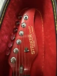 Kramer Striker 300st Red Solid Electric Guitar 6-string With Amplifier And Case. Fixed Price $1000.00.