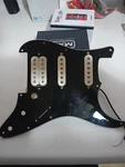 Pre-wired Fender Strat Pickguard Stock Pickups S/s/h Cut For Floyd Rose Bridge. Fixed Price $100.00.