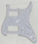 White Pearl 4-ply Fender Double Fat Hh Strat Humbucker Style Guitar Pickguard. Fixed Price $28.99.