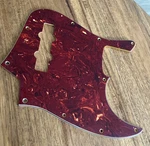 Aged Fender Jazz Bass Tortoise Shell Wide Bevel 4-ply Pickguard Wd Allparts. Fixed Price $49.00.