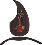 Rosewood Guitar Protective Pickguard With Acoustic Ebony Arm Rest Parts. Fixed Price $39.99.