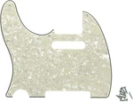 Left Handed Aged Pearl Guitar Pickguard Scratch Plate Fit Telecaster Tele. Fixed Price $29.99.