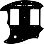 Wd Custom Pickguard For Left Hand Fender Pawn Shop Mustang Special #03p Black.... Fixed Price $48.99.