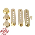 Lovermusic Golden Guitar Pickup Single Coil 48/50/52mm And Knobs. Fixed Price $37.99.