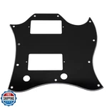 1pcs Yootones 3ply White Guitar Scratch Plate Full Face Compatible With Sg St. Fixed Price $20.00.