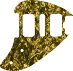 Wd Custom Pickguard For Music Man Silhouette #28gd Gold Pearl/black/white/black. Fixed Price $58.99.