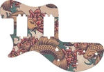 Wd Custom Pickguard For Left Hand Gibson 1980-1984 Sonex #gt01 Koi Tattoo Gra.... Fixed Price $95.99.