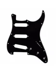 Metallor Electric Guitar Pickguard 3 Ply 11 Holes Sss Single Coil Black. Fixed Price $17.99.