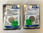 (lot Of 2x) Wd Blue Wd5000lp 500gb Sata 2.5" Hard Drive Hdd (1000 Days Remain). Fixed Price $32.92.