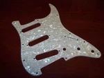 New Genuine Fender Pickguard For Strat - White Pearl, 099-2140-000. Fixed Price $34.99.