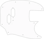 Wd Custom Pickguard For Fender Mustang Bass Reissue #04r White/red/white. Fixed Price $41.99.
