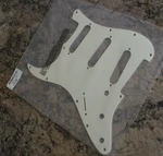 Fender Stratocaster Left Hand Parchment 3-ply Pickguard 005-6199-000 Made In Usa. Fixed Price $27.99.