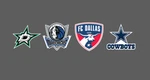 Dallas Sticker Decal Sports Pack Vinyl- Stars Mavericks Fc Cowboys - 4". Fixed Price $8.00.