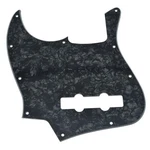 Dopro Lefty 4 String Jazz J Bass Pickguard Left Handed Scrach Plate Black Pearl. Fixed Price $21.19.