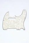 New - Pickguard For Fender Tele, 8 Holes, 3-ply Parchment Pearloid. Fixed Price $31.93.