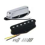 Fleor Alnico 5 Guitar Pickups - Tl Bridge & Neck Pickup (chrome) For Style.... Fixed Price $42.00.