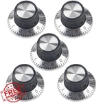 5pcs Yootones Guitar Bass Pedal Knobs Black Screw Type. Fixed Price $20.00.